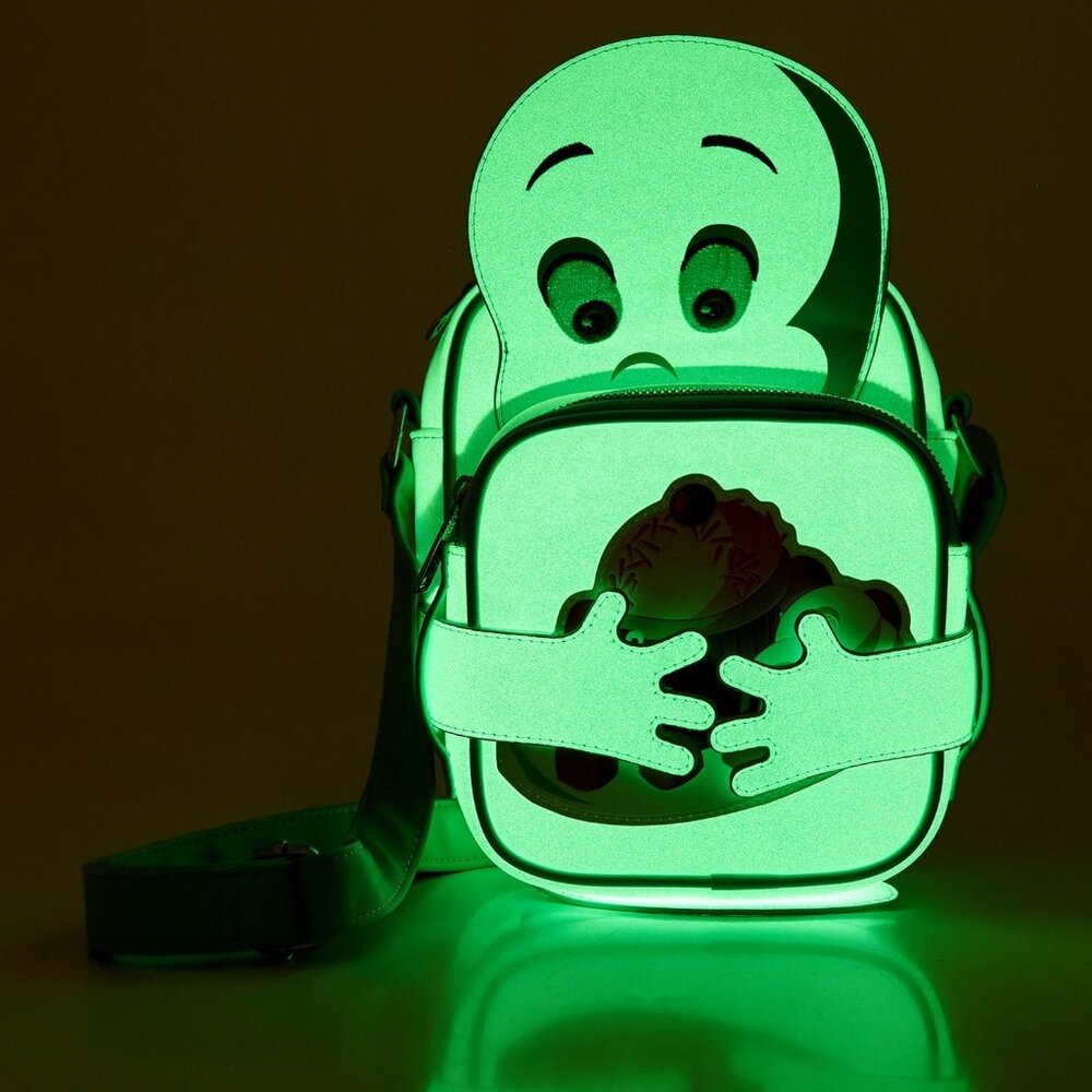 Loungefly Casper Crossbody with Detachable Pouch - Picture 2 of 4